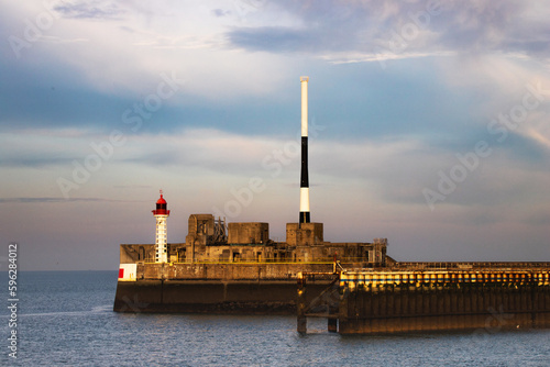 Obraz na płótnie Phare du Havre (Normandie, France) w salonie