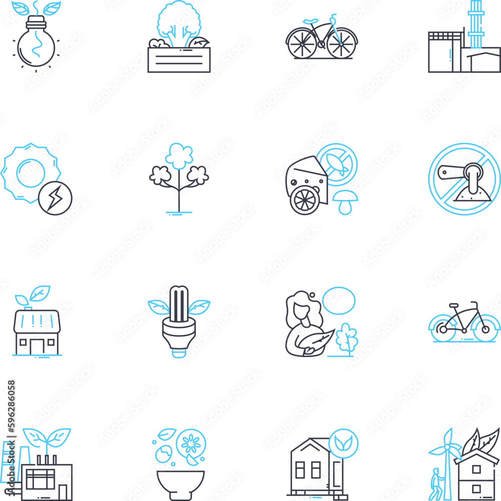 Wind energy linear icons set. Turbine, Renewable, Clean, Power, Windmill, Blade, Generator line vector and concept signs. Electricity,Sustainable,Harvesting outline illustrations Wind energy linear icons set. Turbine, Renewable, Clean, Power, Windmill, Blade, Generator line vector and concept signs. Electricity,Sustainable,Harvesting outline illustrations