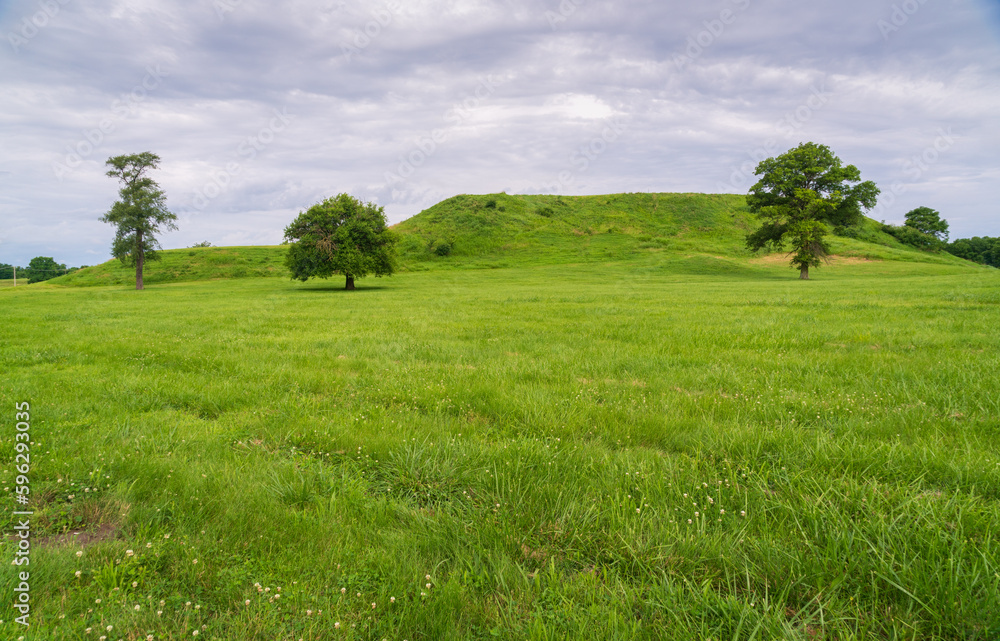 View of Cahokia Mounds State Historic Site View of Cahokia Mounds State Historic Site