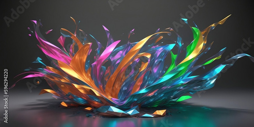 Colorful Fluid Background
