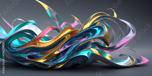 Colorful Fluid Background