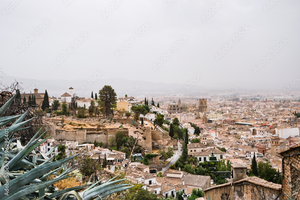 Granada - Spaziergang zur Alhambra , Spanien