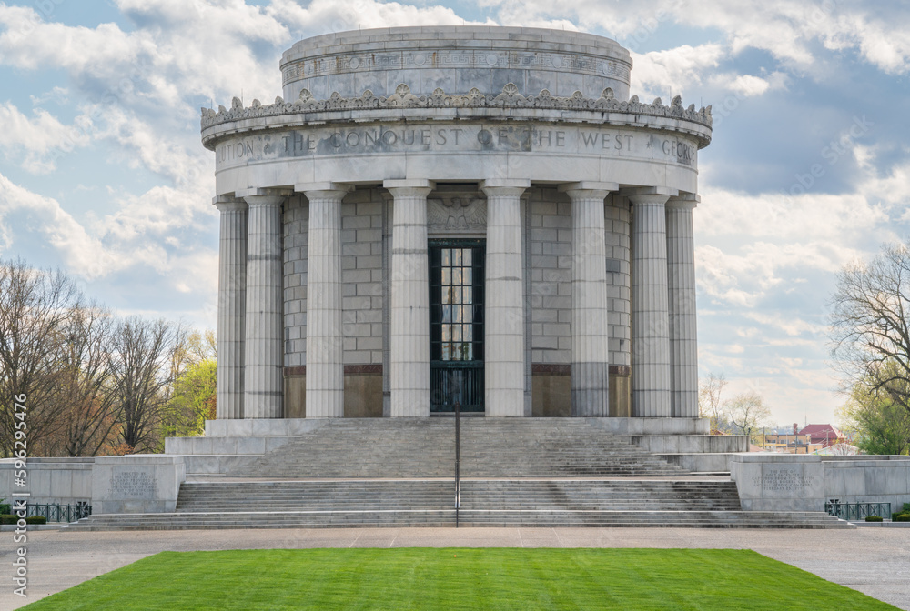 Obraz premium The Monument at George Rogers Clark National Historical Park