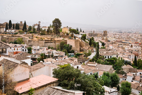 Granada - Spaziergang zur Alhambra , Spanien