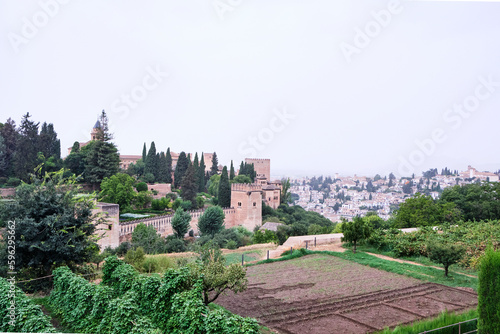 Granada - Spaziergang zur Alhambra , Spanien