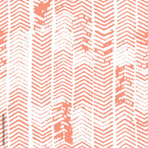 Simple seamless pattern. Hand Drawn Stripes Herringbone Ink Drawn Ethnic abstract Grunge texture for fabric textiles. Vector illustration background for fashionable digital print design 