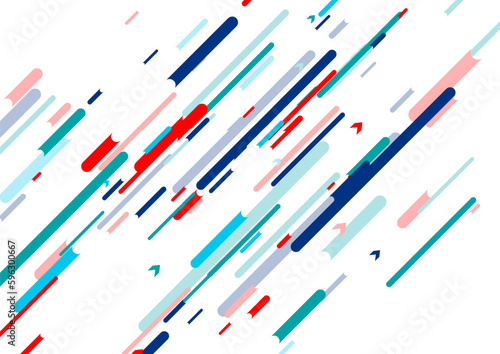 Abstract minimal geometric tech background. Vector graphic design
