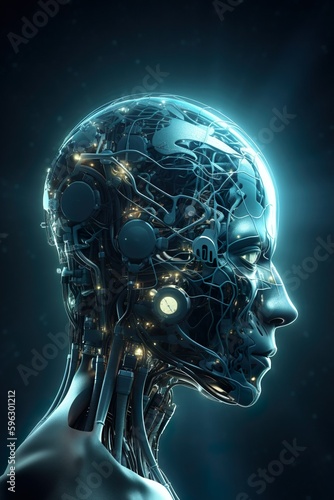 Humanoid - the epitome of human beauty, while also possessing a mind that is vastly more powerful. The mood evokes the potential for harmonious coexistence between humans and advanced AI.