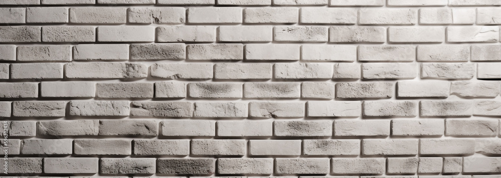 close-up of a white brick wall. Generative Ai close-up of a white brick wall. Generative Ai