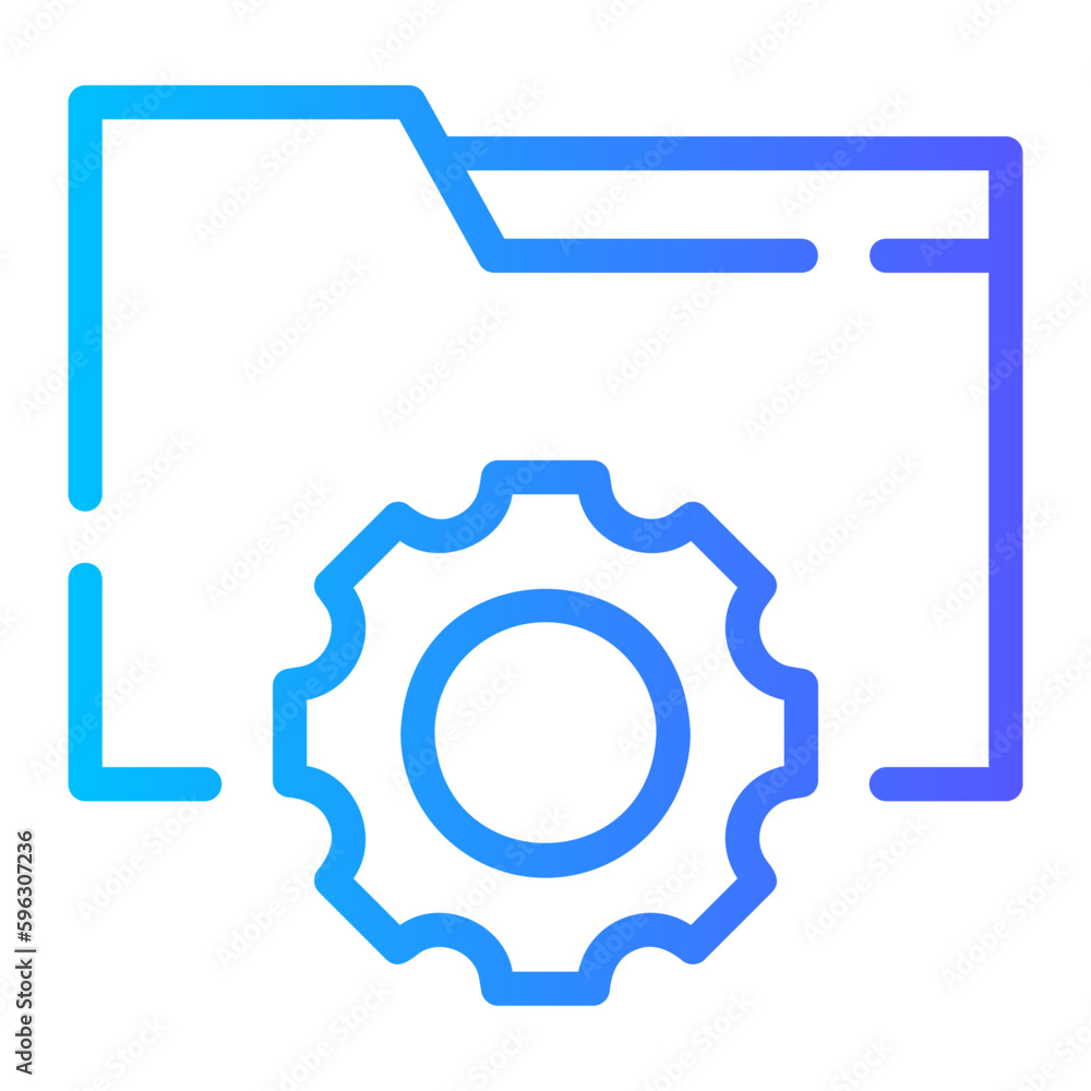 data management gradient icon data management gradient icon