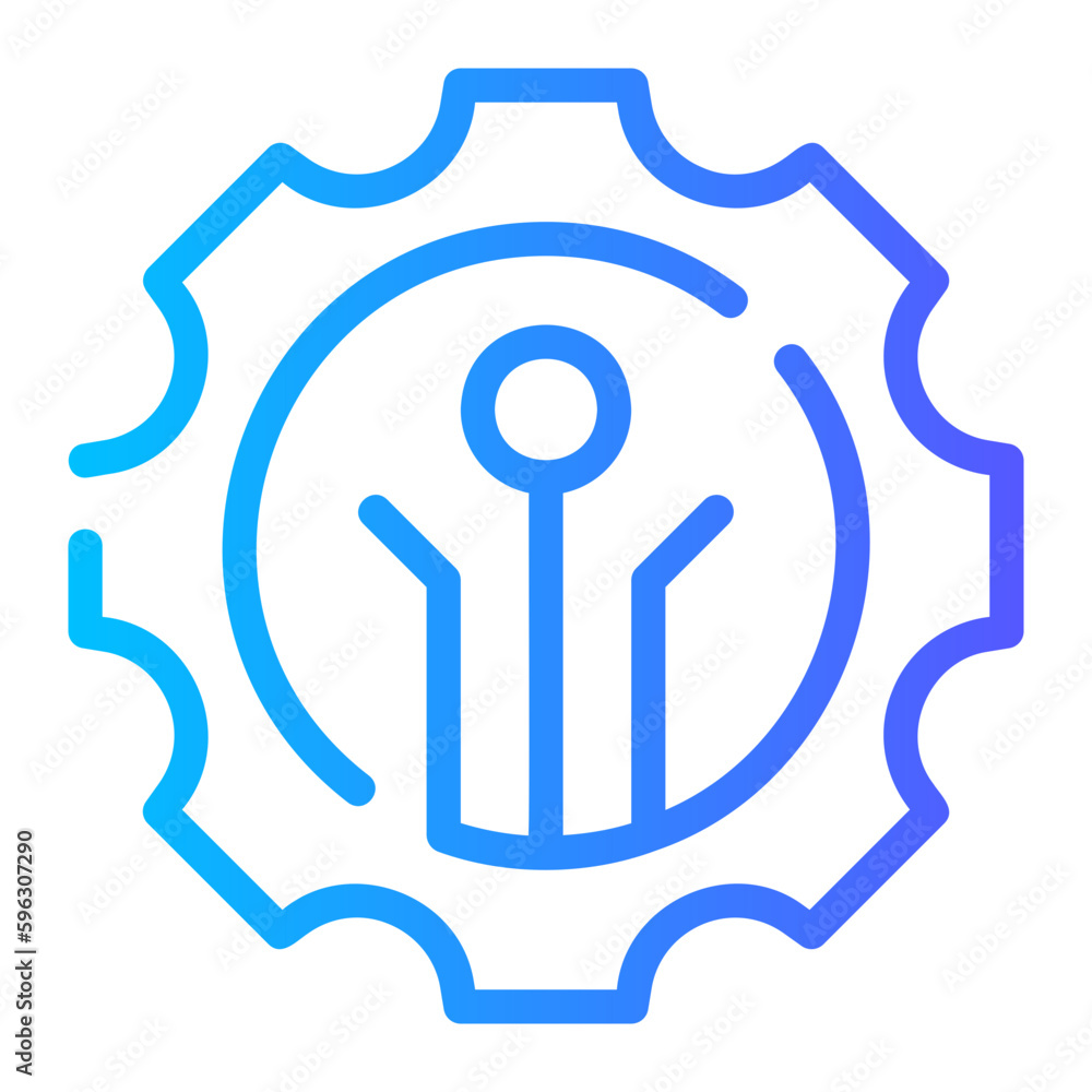 technology gradient icon technology gradient icon