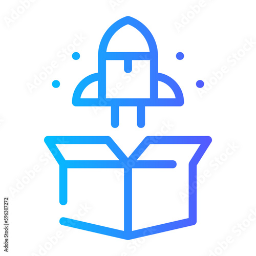 product release gradient icon
