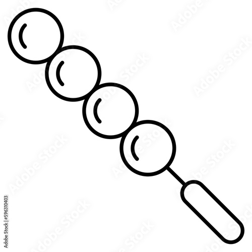 A unique design icon of dango 