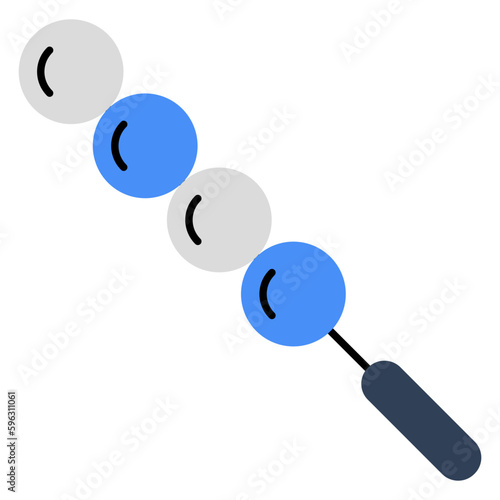 A unique design icon of dango 