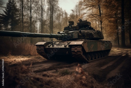 German battle tank known as Leopard 2. Generative AI