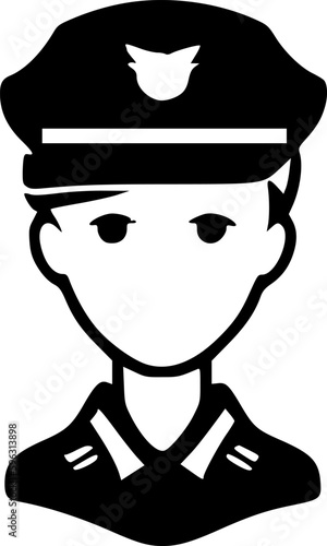 Police - High Quality Vector Logo - Vector illustration ideal for T-shirt graphic