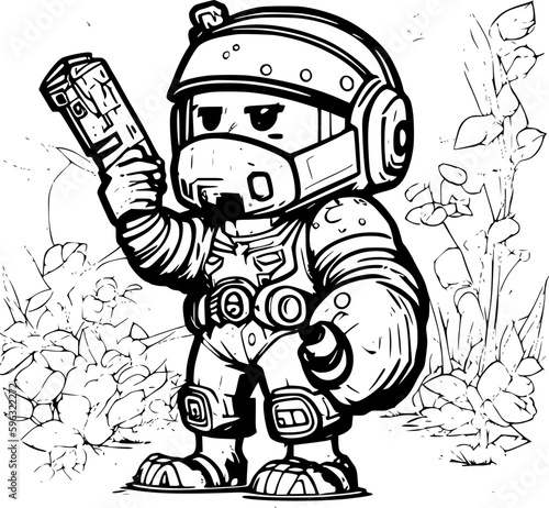 robot cyborg soldier