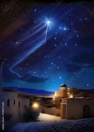 Weihnachtsnacht von Bethlehem, Generative AI