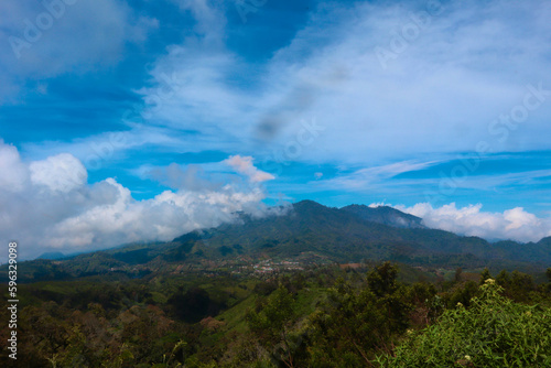 Mount Semeru landscape photo. Indonesia s highest mountain. world volcano