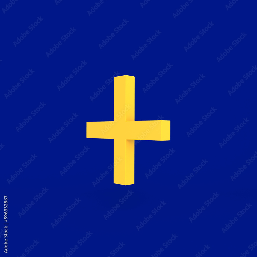 Obraz premium Plus Icon Right Side