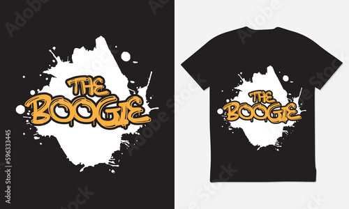 The Boogie Funky T-Shirt Design.