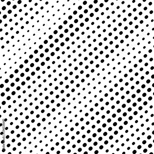 Endless halftone dotes Abstract Background