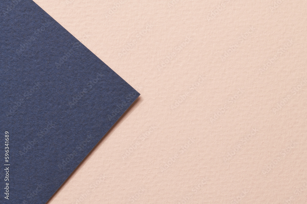 Rough kraft paper background, paper texture blue beige colors. Mockup with copy space for text Rough kraft paper background, paper texture blue beige colors. Mockup with copy space for text