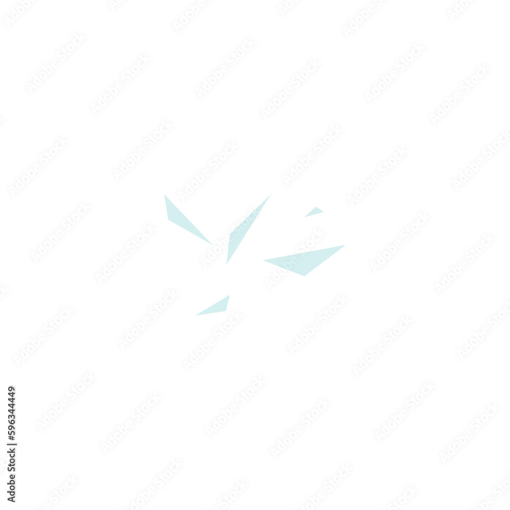 Shards of broken glass