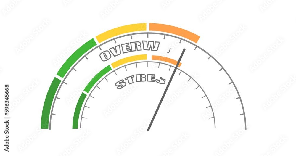 Abstract measuring device. Influence of overwork on stress andburnout. Scales of cause and effect. Abstract measuring device. Influence of overwork on stress andburnout. Scales of cause and effect.