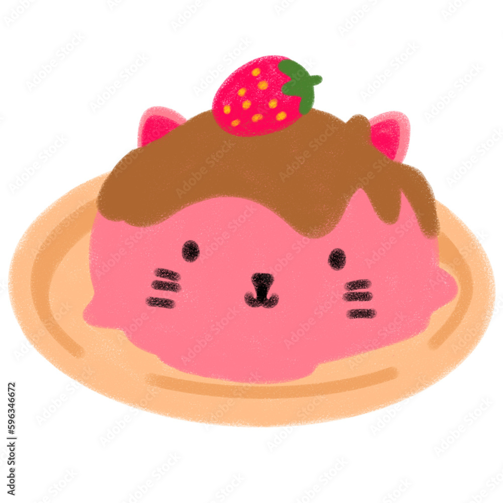Minimal cat ice cream n.8 Minimal cat ice cream n.8