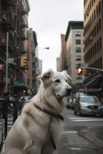 Dog in New York City