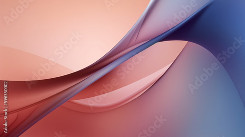 abstract colorful background with smooth lines in it Generative ai