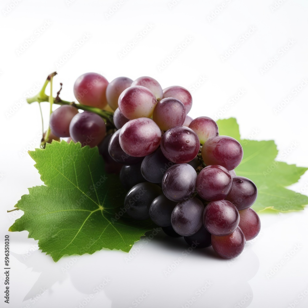 Fototapeta premium Grape fruit isolated on white background.
