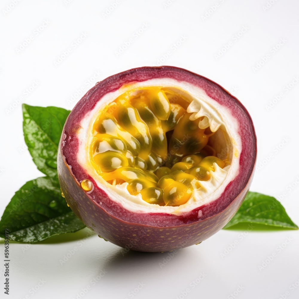 Passion Fruit fruit isolated on white background. Passion Fruit fruit isolated on white background.