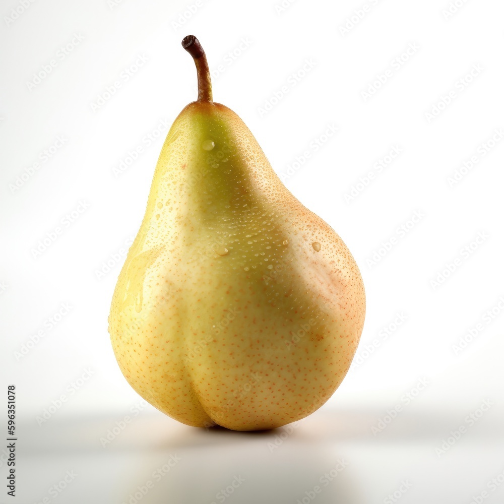 Pear fruit isolated on white background. Pear fruit isolated on white background.