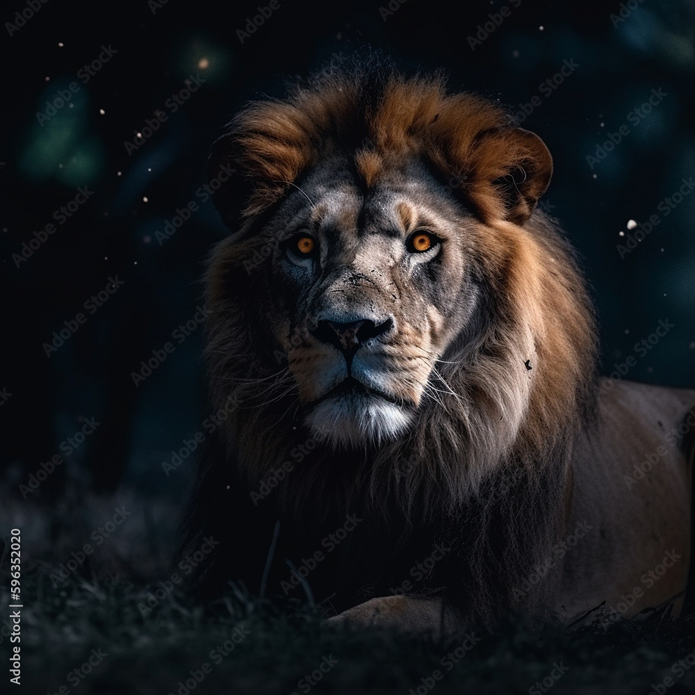 Obraz premium portrait of a lion
