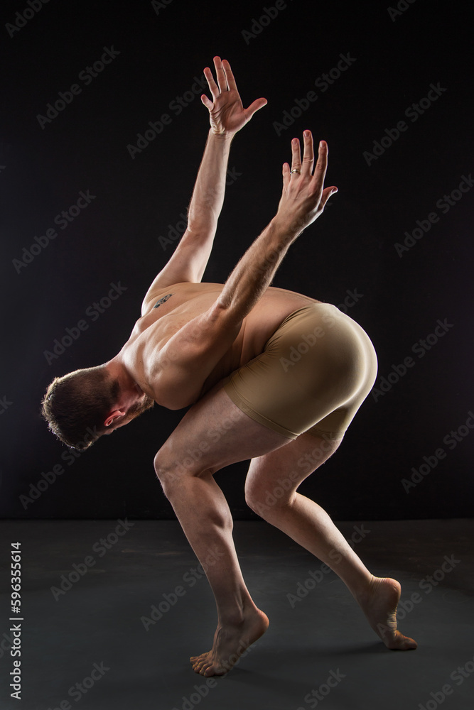 Obraz premium Bailarín en pose