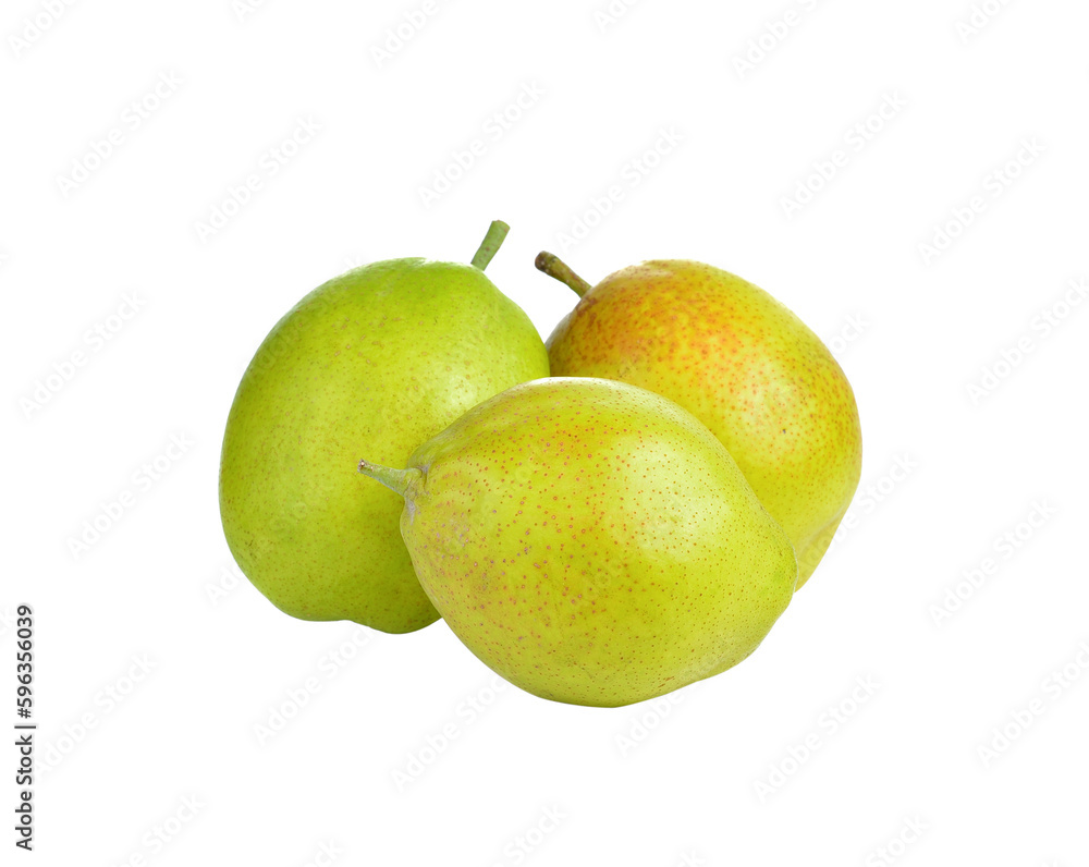 Pear fruit on transparent png Pear fruit on transparent png