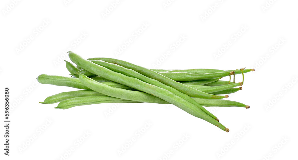 Fresh green beans on transparent png Fresh green beans on transparent png