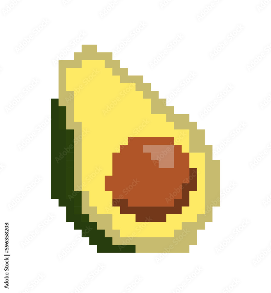 Kawaii avocado concept. Fruits and vegetables, natural and organic product. Vegetarian diet and proper nutrition. Vitamins and trace elements. Poster or banner. Cartoon flat vector illustration Kawaii avocado concept. Fruits and vegetables, natural and organic product. Vegetarian diet and proper nutrition. Vitamins and trace elements. Poster or banner. Cartoon flat vector illustration
