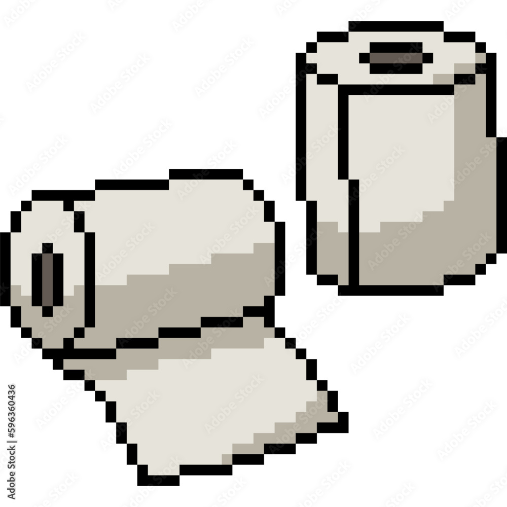 pixel art toilet paper roll pixel art toilet paper roll
