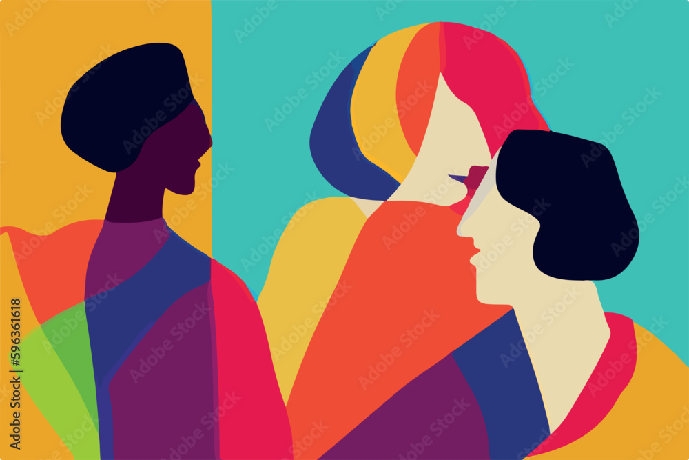 Captivating representation of LGBT individuals, showcasing complexity and beauty Captivating representation of LGBT individuals, showcasing complexity and beauty