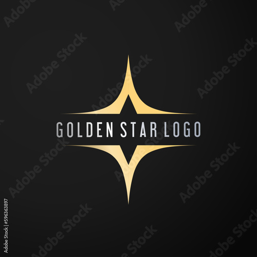 Abstract star logo template in vector. Elegant and modern business logo.