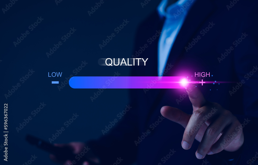 High Quality Assurance Concept. high quality assurance mark, good service, premium service assurance, excellence service, high quality, excellence guarantee. Certification and standardization process. High Quality Assurance Concept. high quality assurance mark, good service, premium service assurance, excellence service, high quality, excellence guarantee. Certification and standardization process.