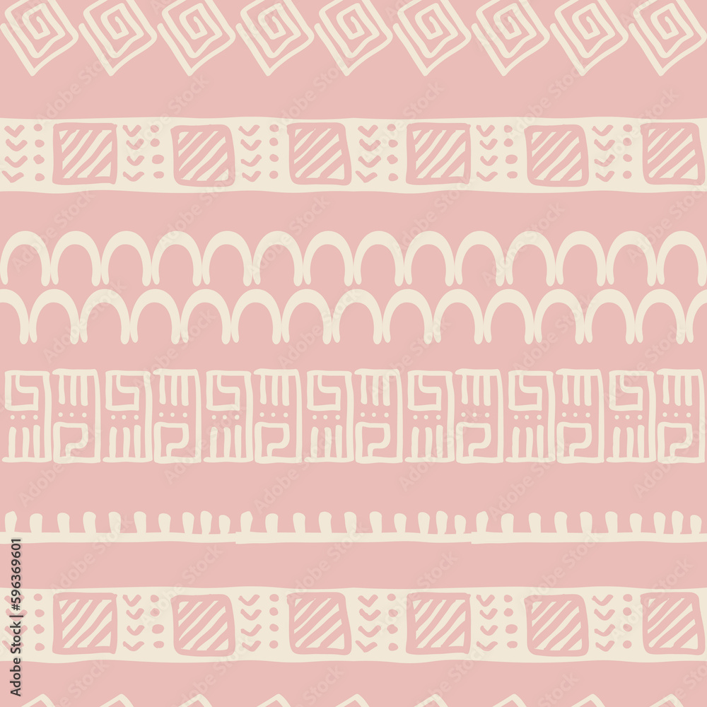 African hand-drawn boho mud cloth digital paper hand-drawn background for fabric, textile, stationery, wallpaper, branding, and packaging.