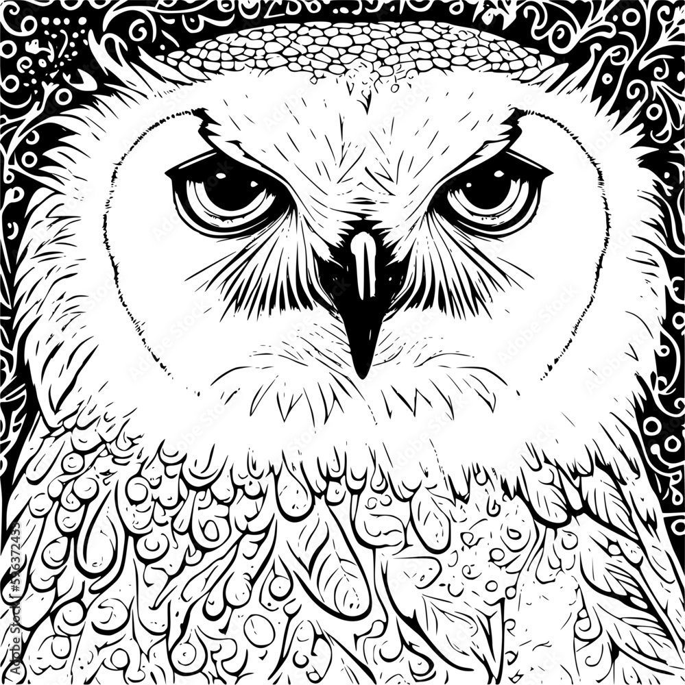 owl on a branch owl on a branch