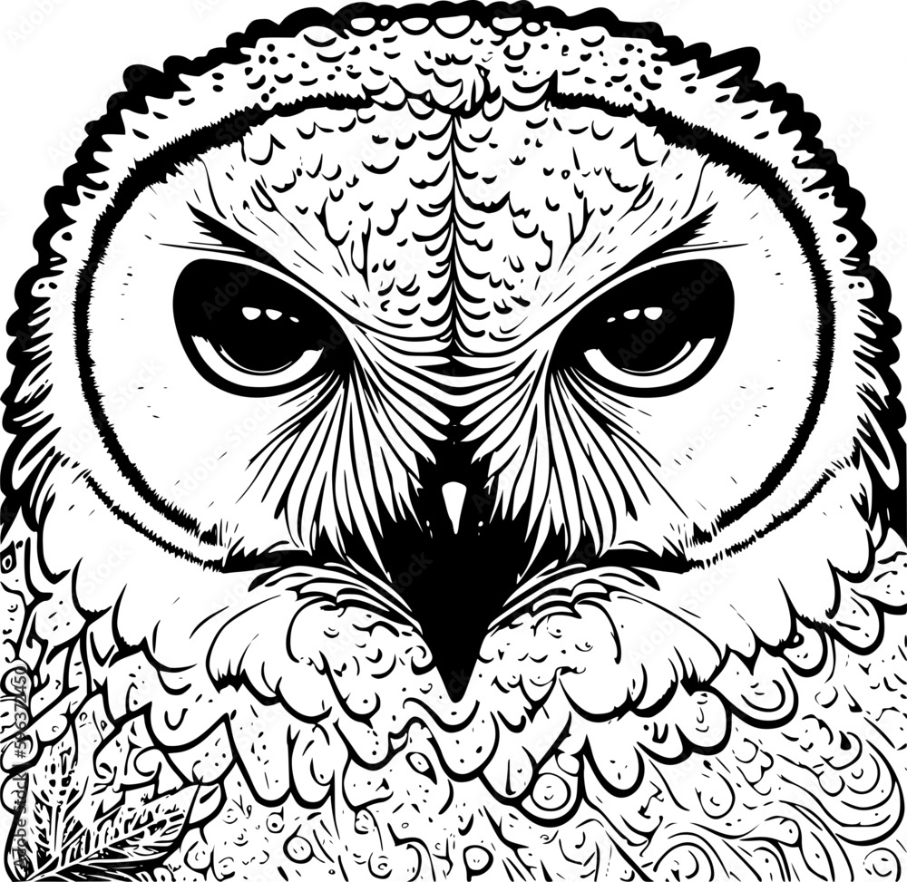 owl on a branch owl on a branch