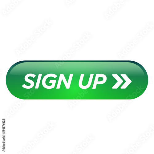 Sign Up Button 3d Transparent Png