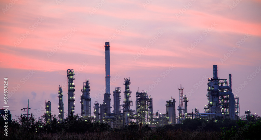 Oil and Gas Industrial zone,The equipment of oil refining,Close-up of industrial pipelines of an oil-refinery plant,Detail of oil pipeline with valves in large oil refinery.