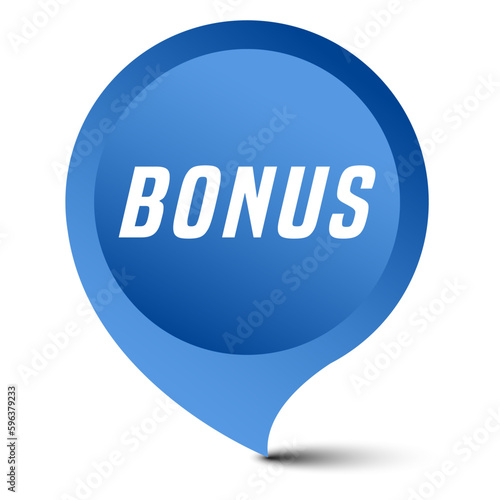 Colorful vector flat design banner bonus. This sign is well adapted for web design.